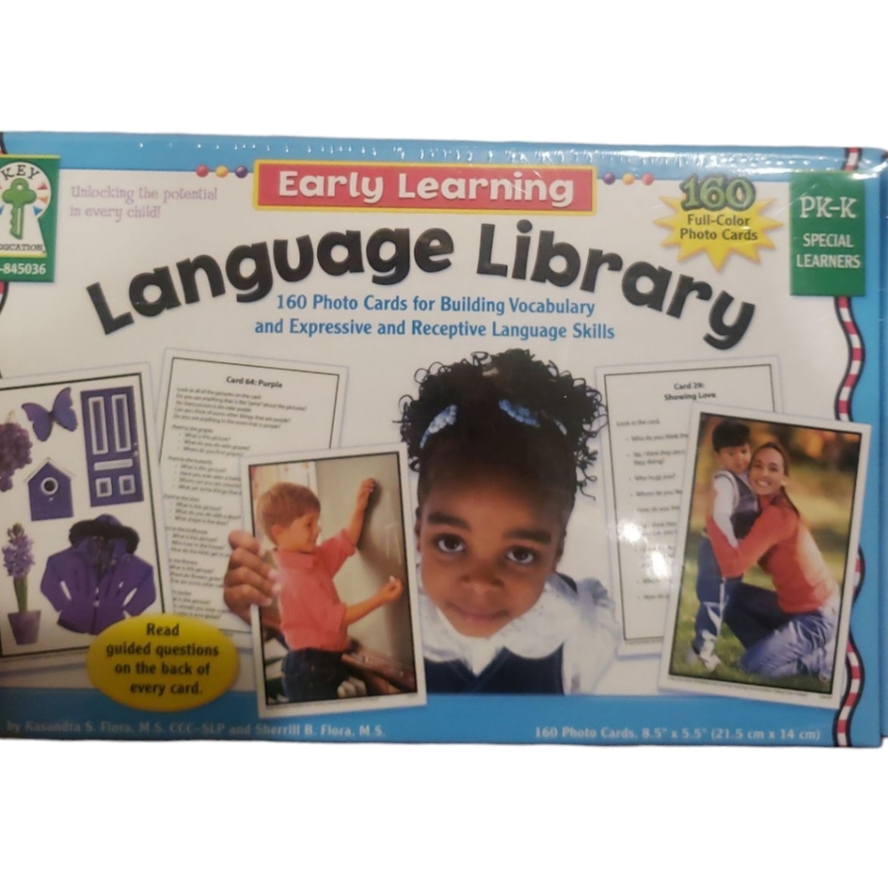 NWT Pre-k Learning Bundle. Eric Carle Alphabet Counting Cards & Language Library - Picture 4 of 7